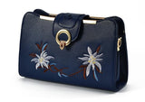 LADSOUL 2018 Fashion Embroidery Flower Design Women Bag Chain Female Women Messenger Bags Good Quality Women Bag Tote A1353/g