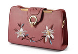 LADSOUL 2018 Fashion Embroidery Flower Design Women Bag Chain Female Women Messenger Bags Good Quality Women Bag Tote A1353/g