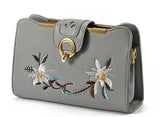 LADSOUL 2018 Fashion Embroidery Flower Design Women Bag Chain Female Women Messenger Bags Good Quality Women Bag Tote A1353/g