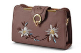 LADSOUL 2018 Fashion Embroidery Flower Design Women Bag Chain Female Women Messenger Bags Good Quality Women Bag Tote A1353/g