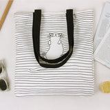 2017 New casual women bag Cat Cute Simple Messenger Bag Bolsa Women Shoulder Bags Women Bag Striped women shoulder handbag
