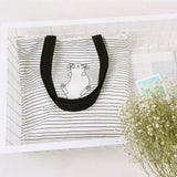 2017 New casual women bag Cat Cute Simple Messenger Bag Bolsa Women Shoulder Bags Women Bag Striped women shoulder handbag