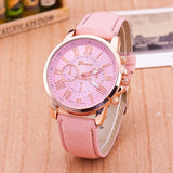 Luxury Brand Leather Quartz Watch Women Men Ladies Fashion Wrist Watch Wristwatches Clock relogio feminino masculino 8A01